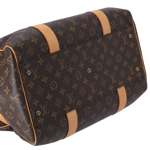 Louis Vuitton Carryall Monogram Boston Bag M40074 Brown Canvas - Picture 10 of 12